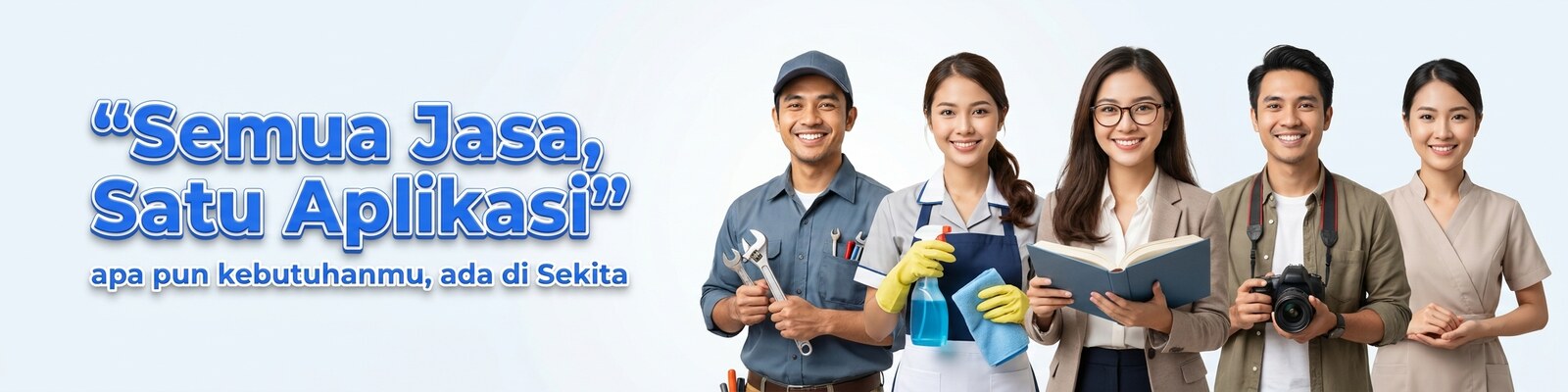 Semua Jasa, Satu Aplikasi — apa pun kebutuhanmu, ada di Sekita